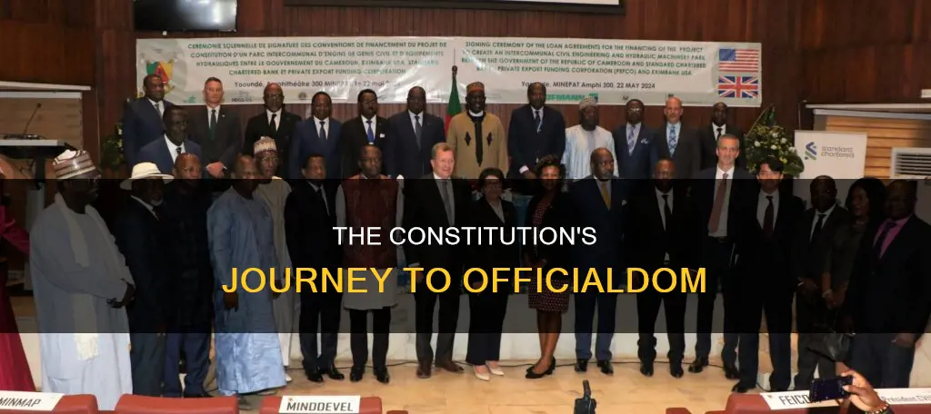 what did it take to make the constitution official