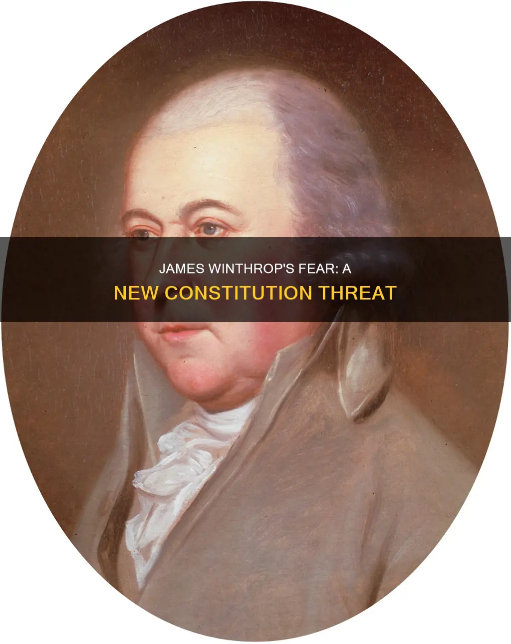 what did james winthrop fear about the new constitution