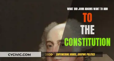 John Adams' Vision: Amendments for the Constitution