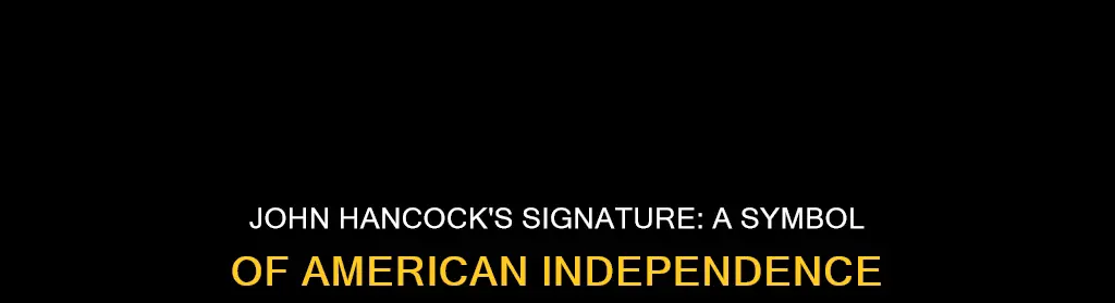 what did john hancock do for the constitution