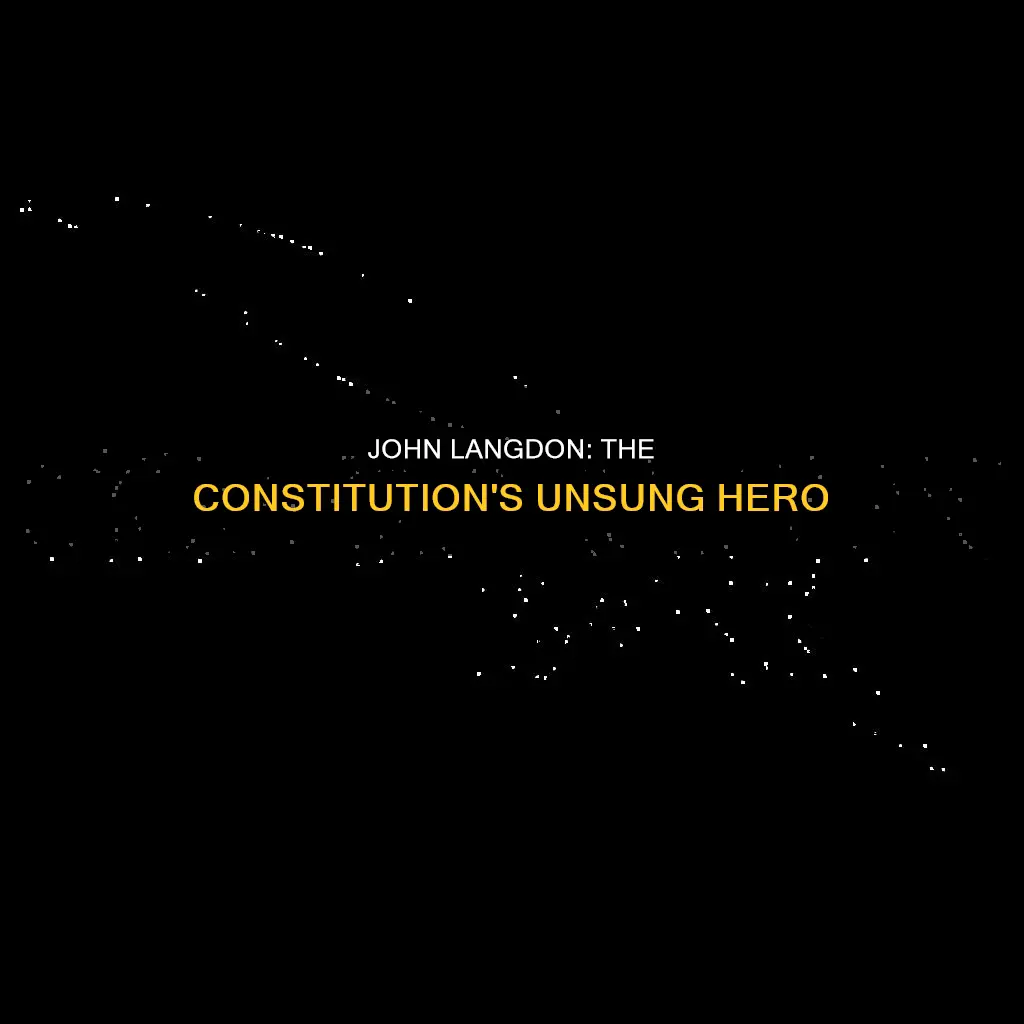 what did john lagndon do for the constitution