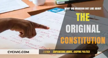 Madison's Constitution: What Were His Main Issues?