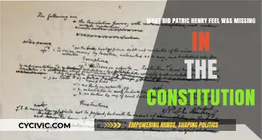 Patric Henry's Concern: A Constitution Without..