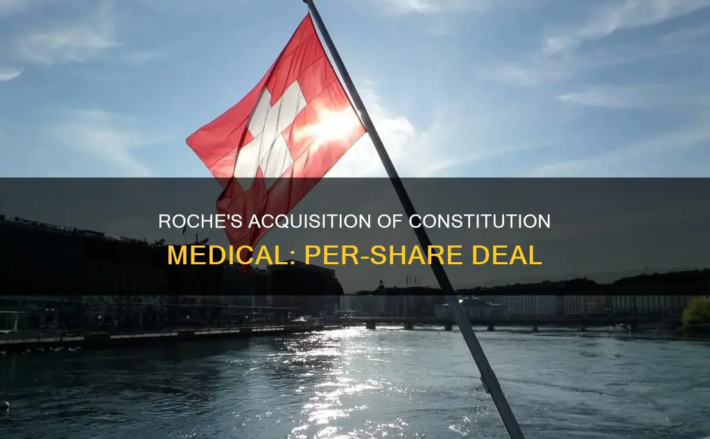 what did roche pay per share for constitution medical