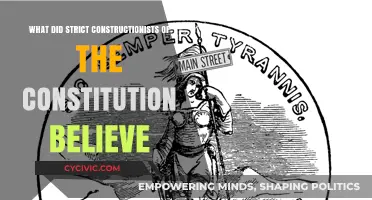 The Strict Constructionists' View of the Constitution