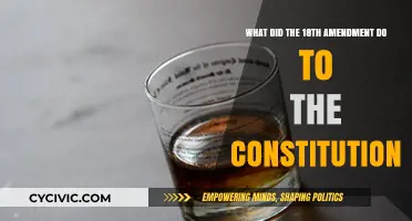 Amendment Impact: 18th Amendment's Constitutional Changes