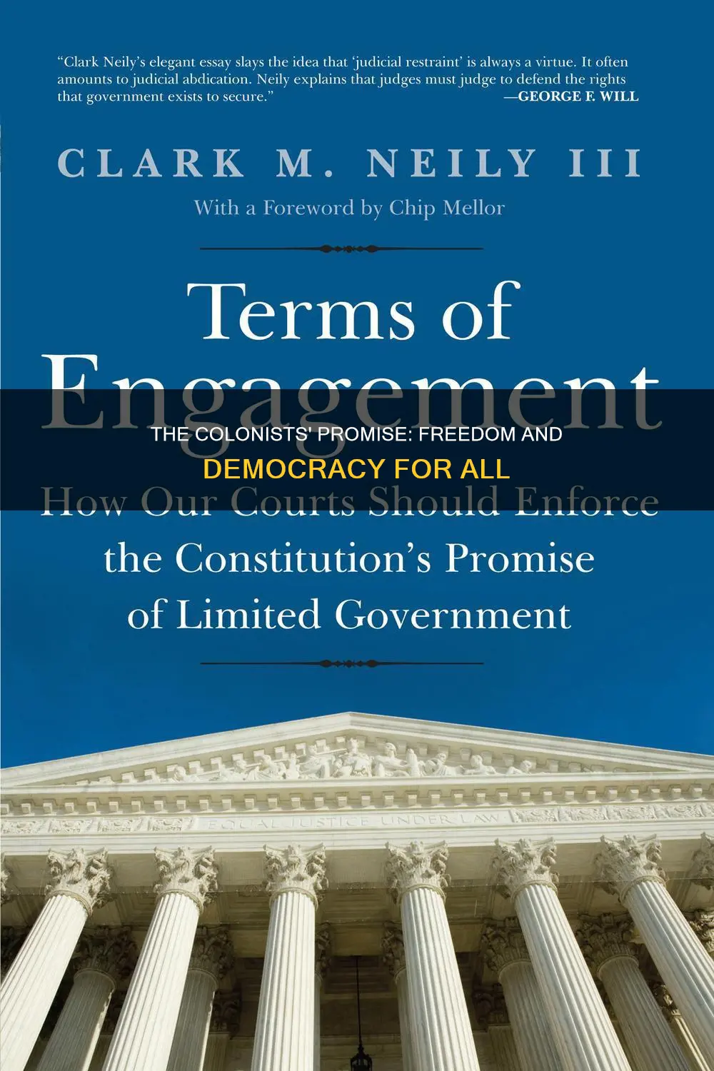 what did the colonists promise when they wrote the constitution