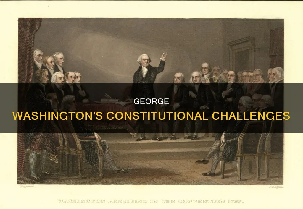what did the constitution not provide for george washington