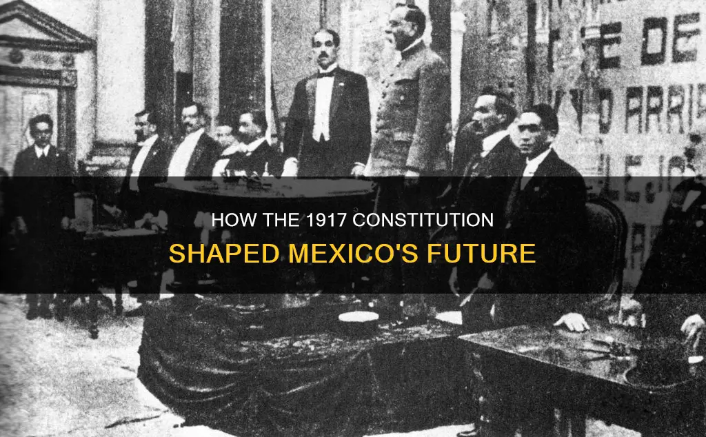 what did the constitution of 1917 plan to do
