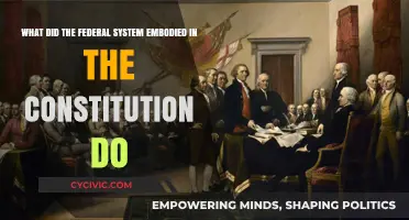 Federal System: Constitution's Framework for Power Distribution