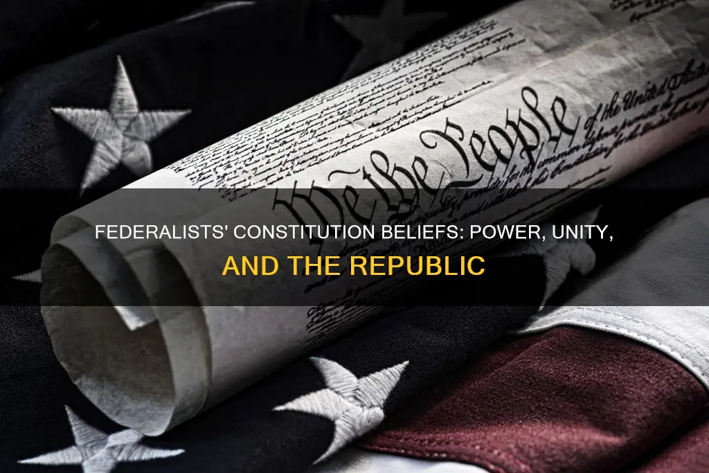 what did the federalists believe about the constitution