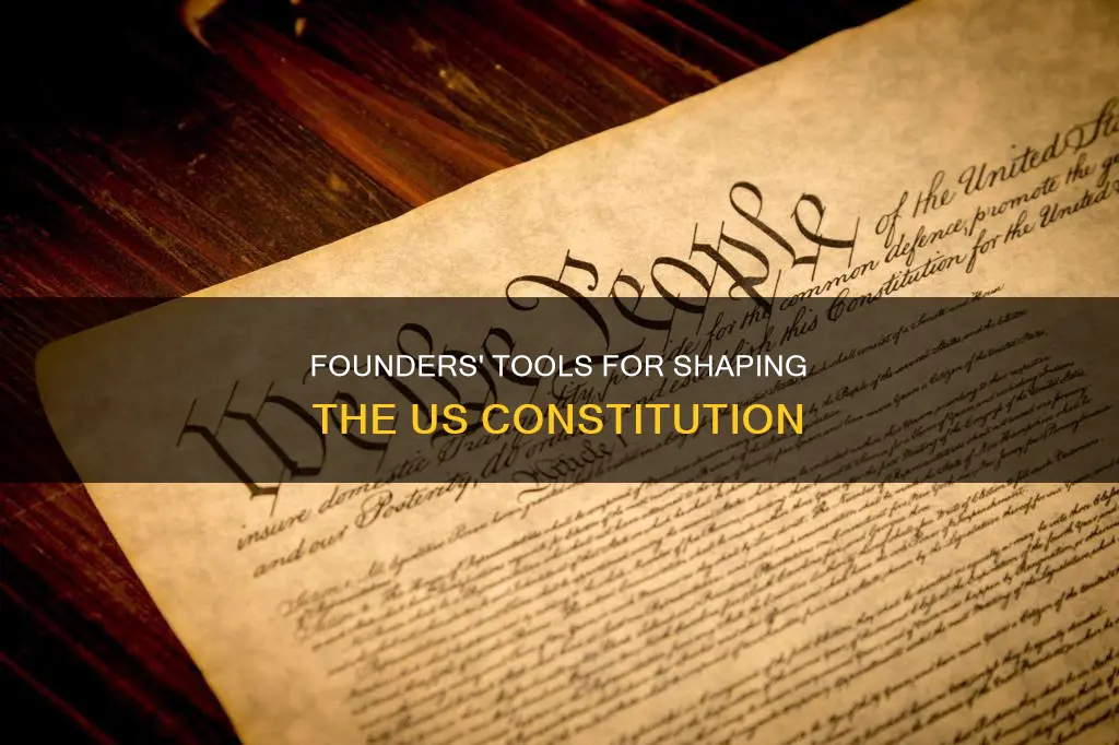what did the founders use to develop the us constitution