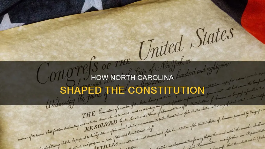 what did the north carolina colony do with the constitution