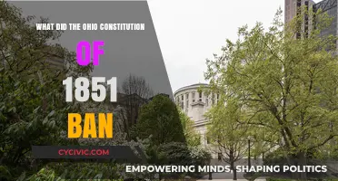 The Ohio Constitution of 1851: What Was Banned?