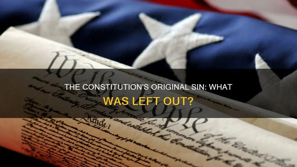 what did the original constitution fail to do