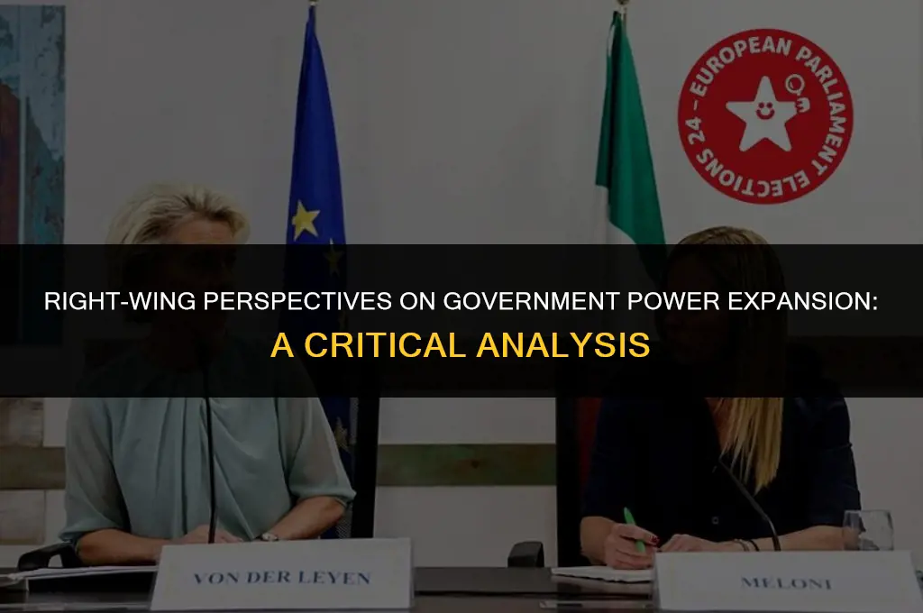 what did the political right think about expanded government power