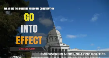 Missouri's Constitution: Effective Date and Beyond