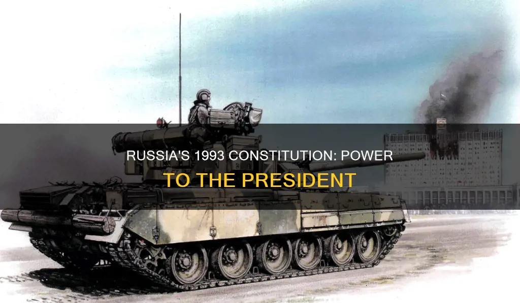 what did the russian constitution of 1993 do