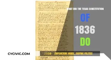 The Texas Constitution of 1836: A Foundation for Lone Star Statehood