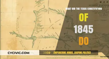 Texas Constitution of 1845: Rights and Reforms