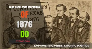The Texas Constitution of 1876: A Foundation for the Lone Star State