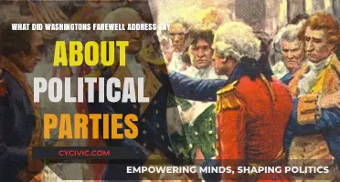 Washington's Farewell Address: A Warning Against Political Party Division