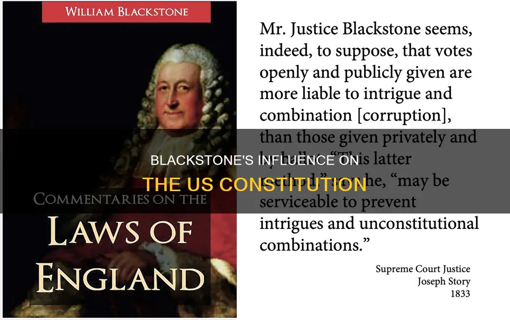 what did william blackstone do for the constitution