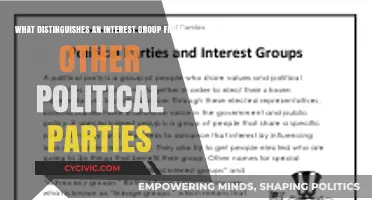 Interest Groups vs. Political Parties: Key Differences in Influence and Goals