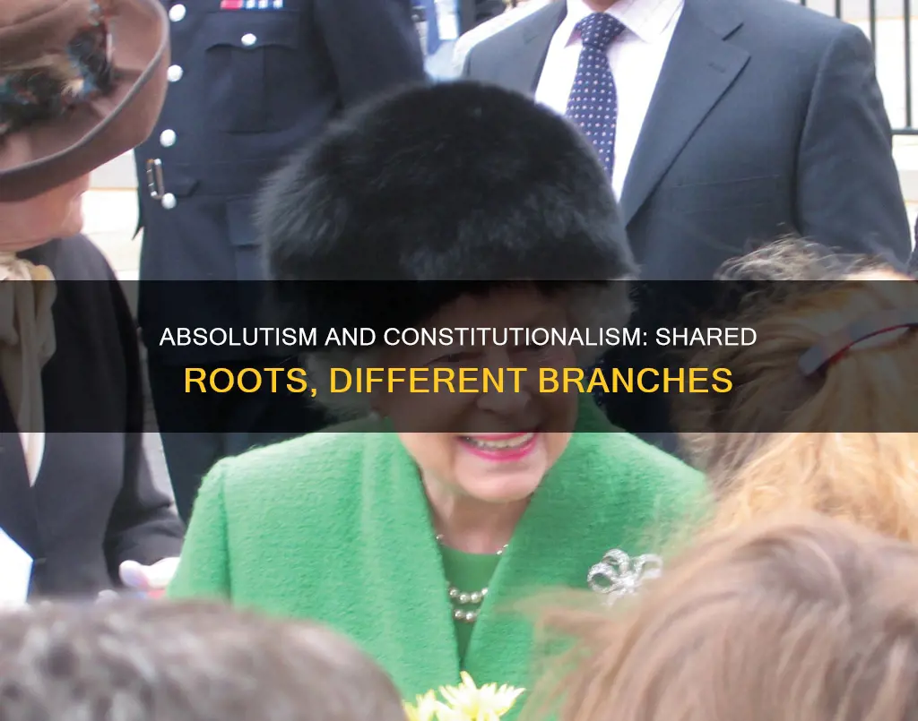 what do absolutism and constitutionalism have in common