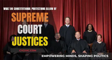Supreme Court Justices: Constitutional Protections and Their Limits
