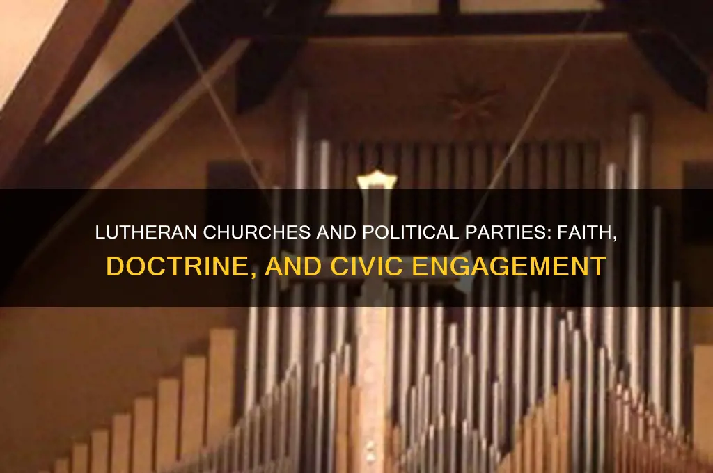 what do lutheran churches believe about political parties