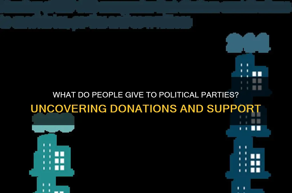 what do people give to political parties