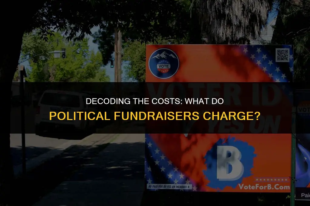 what do political fundraisers charge