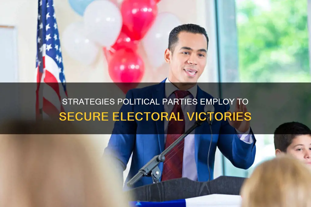 what do political parties do to try to win elections