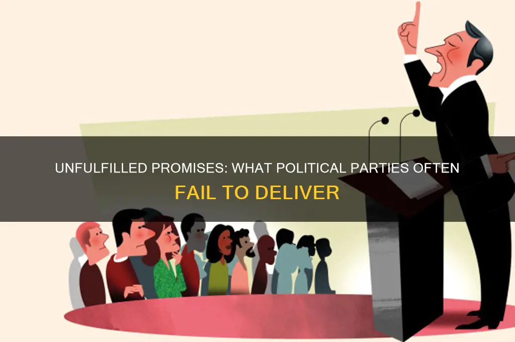 what do political parties not do