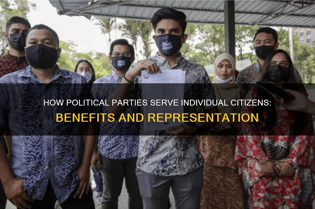 what do political parties provide for most individual citizens