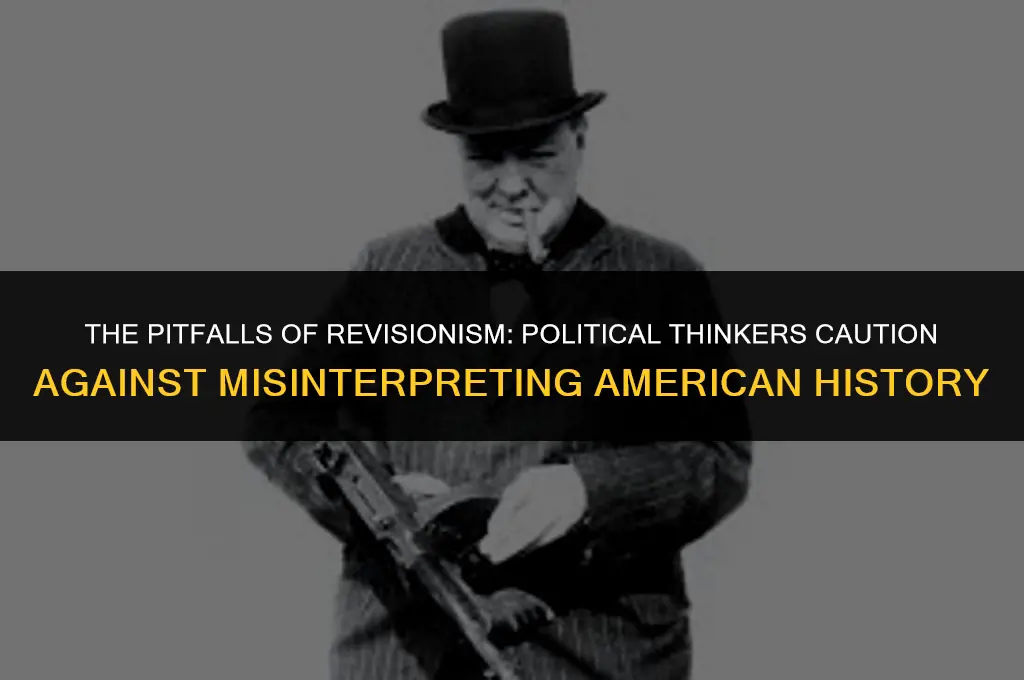 what do political thinkers warn against viewing american history as