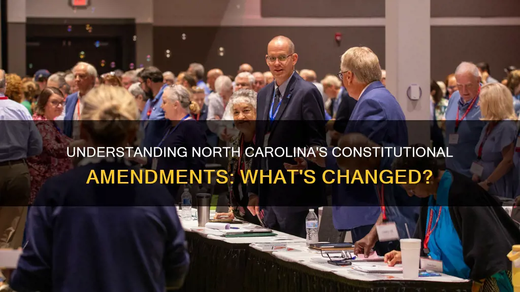 what do the constitutional amendments in the nc election mean