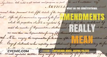 Understanding the Constitutional Amendments: Their True Meaning