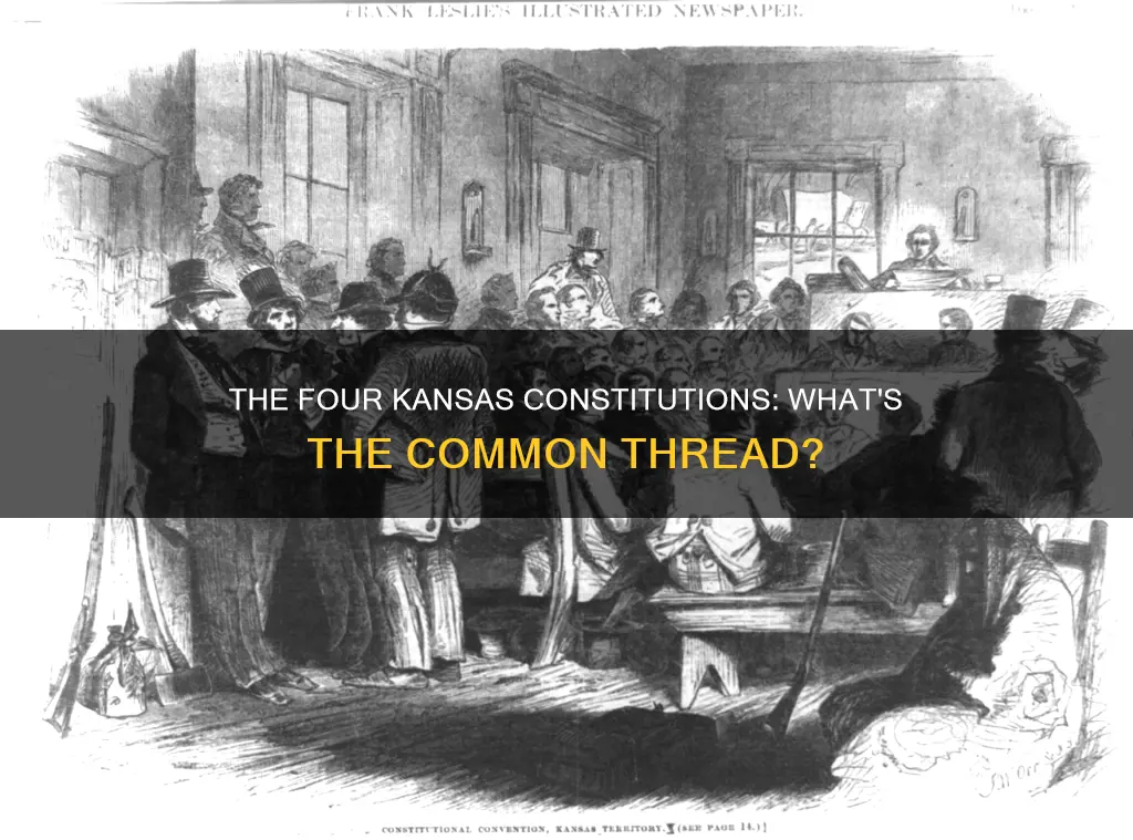 what do the four kansas constitutions have in commom