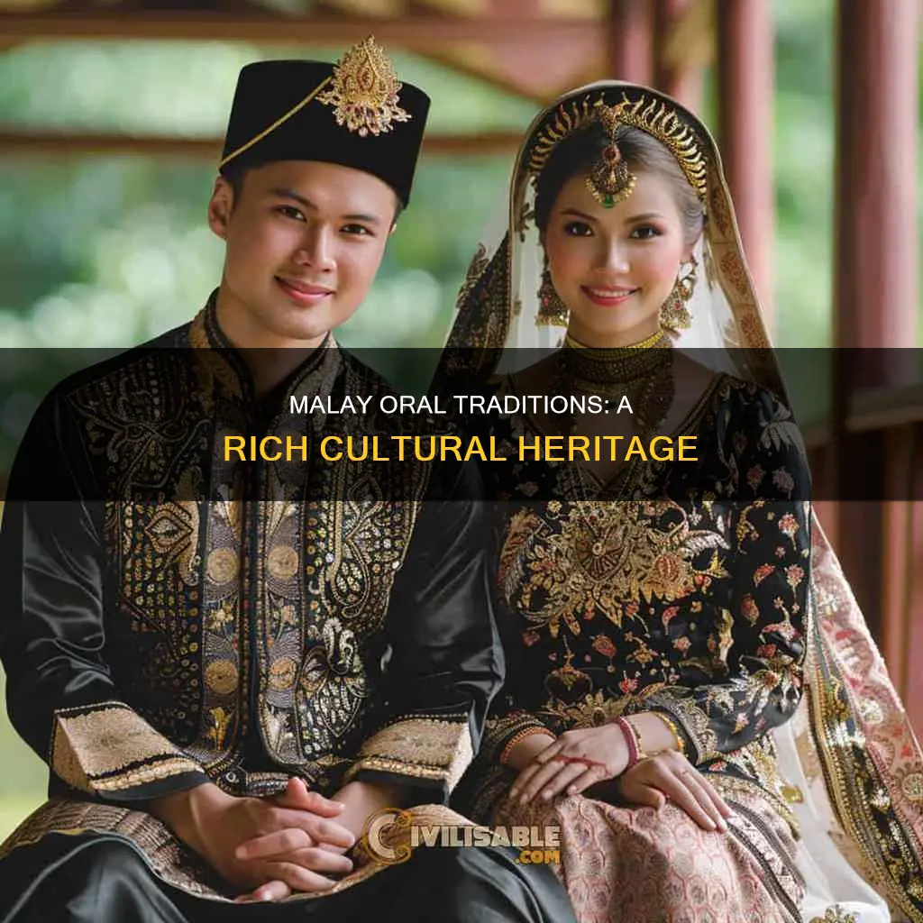 what do the malay oral traditions constitute of