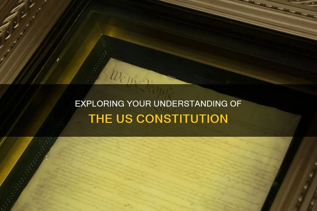 what do you already know about the us constitution