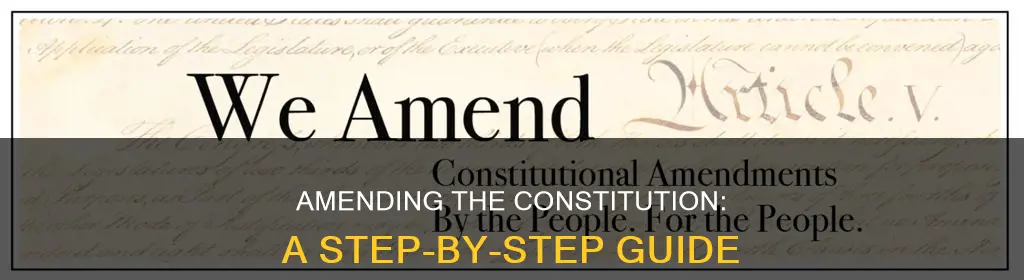 what do you do to amend the constitution