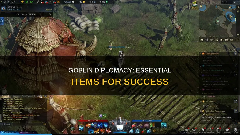 what do you need to complete goblin diplomacy