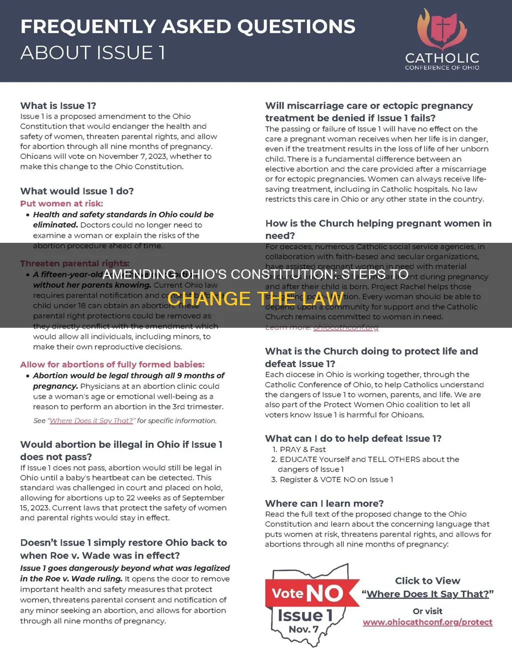 what do you need to do to amend ohio constitution