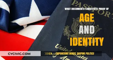 Documents Proving Your Identity and Age