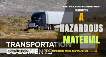 Hazardous Material Classification: Understanding Key Documents