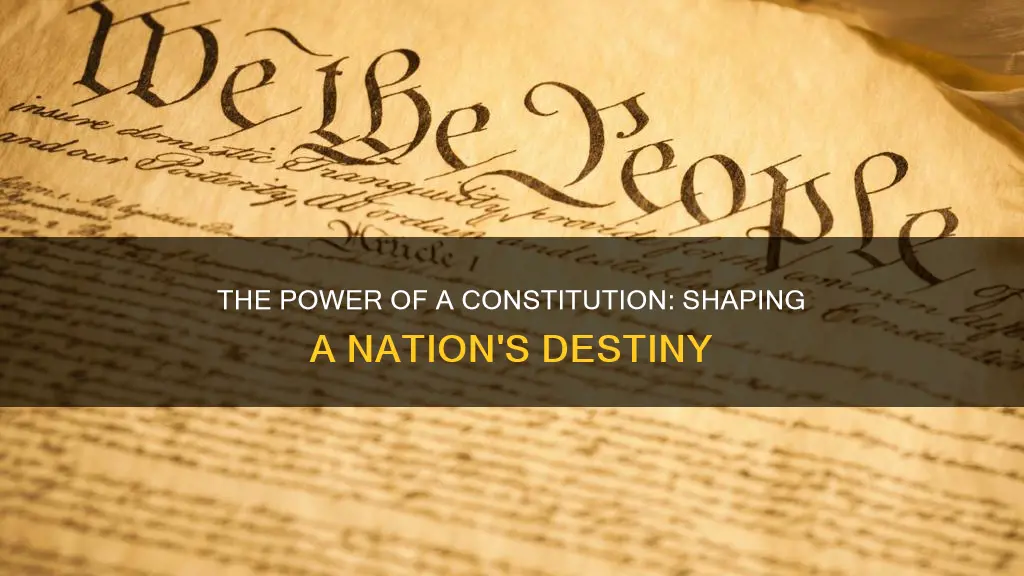 what does a constitution do for a country