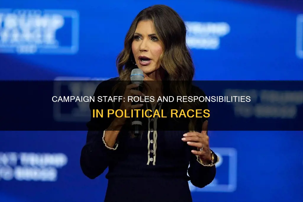 what does a political campaign staff member do