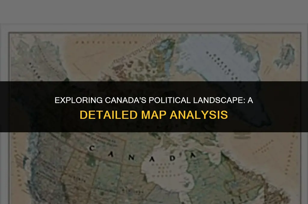 what does a political map of canada show